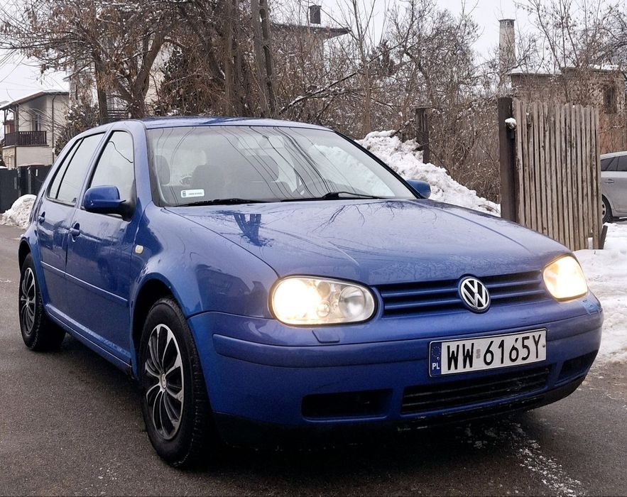 Ładny VW Golf 4 1.6B 100Km Radio 2 Din Bluetooth