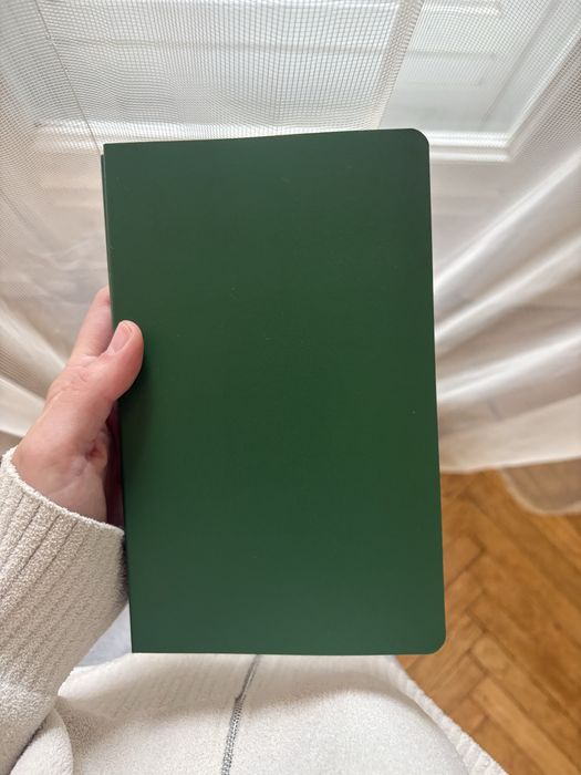 3 блокноти Moleskine Cahier зелених