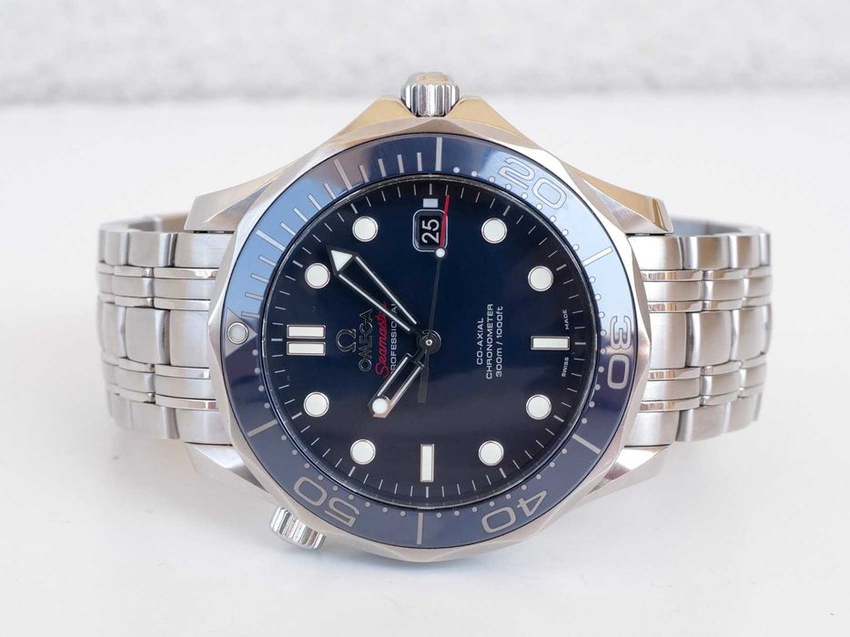 Omega Seamaster Diver 300m Co‑Axial 41mm Blue Ceramic