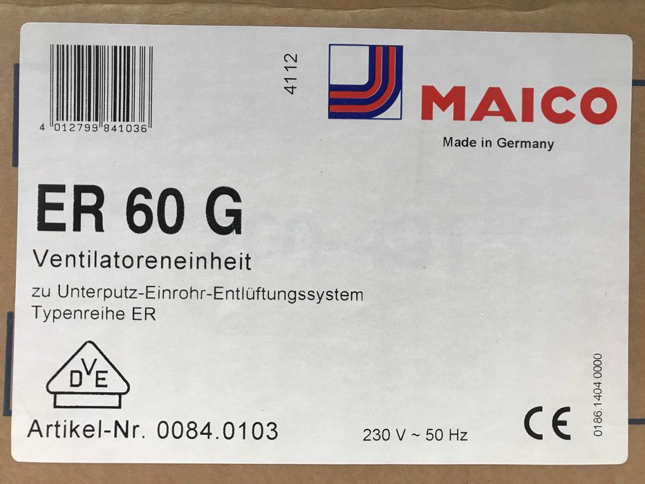 Вентилятор Maico ER-60 G