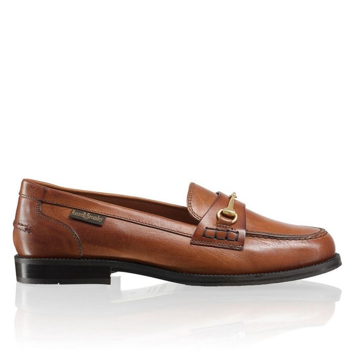 Класичні шкіряні лофери від елітного британського бренду russell & bromley.