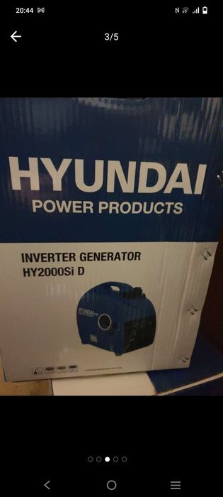 Генератор бензиновий інверторний Hyundai  з АТС. 2,  3.5,  4,  6,5квт
