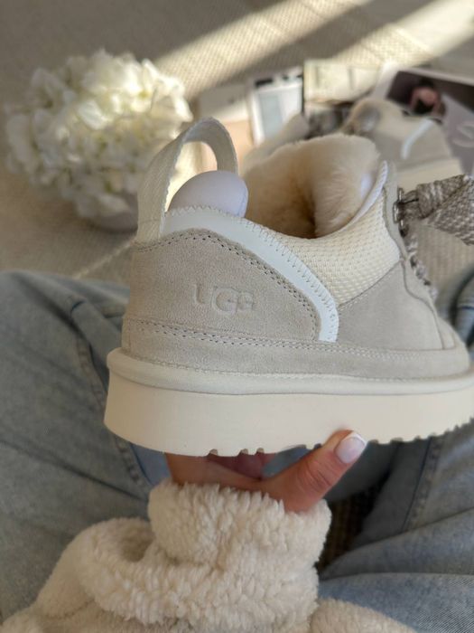 UGG Lowmel Grey | Сірі уггі ловмел на хутрі
