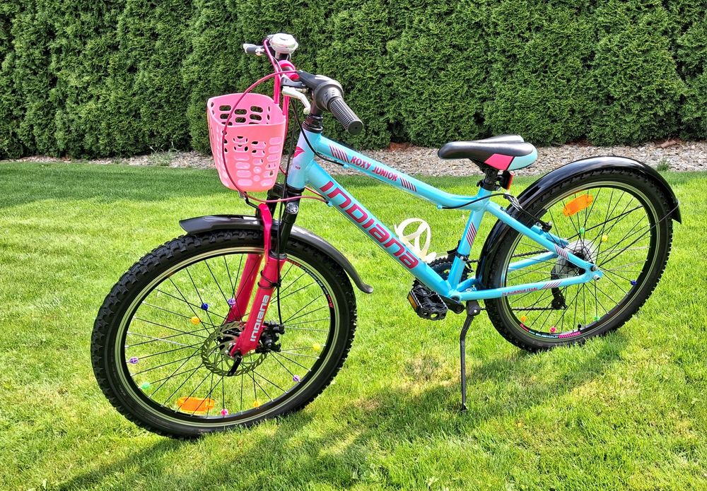 Rower  jak nowy dla dziewczynki (od122cm)INDIANA Roxy Junior Kross kola-24"/Transport