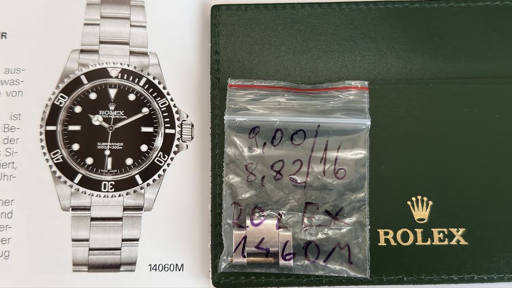 Rolex ogniwo bransolety