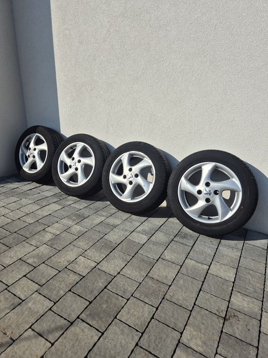 REZERWACJA Koła letnie Alufelgi 15" 195/55/15 4x108 Peugeot 206