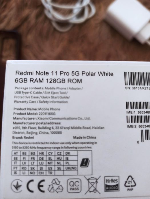 Xiaomi Redmi Note 11 Pro 5G 6/128 GB