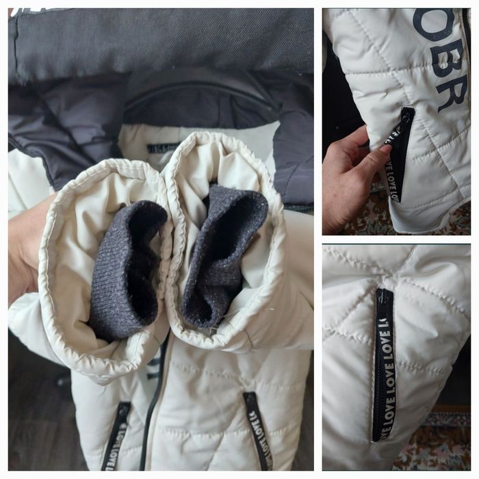 Зимова  куртка на дівчинку 110- 118 см