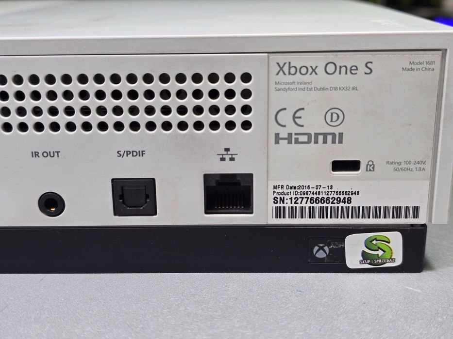 Xbox One S 500GB / Grade C / czytaj uważnie opis