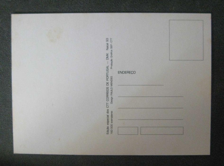 Conjunto de 3 Bilhetes Postais CTT e Marcador de Livros Magnético