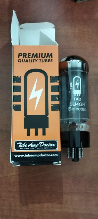 2 X válvulas retificadoras TAD - 5U4GB