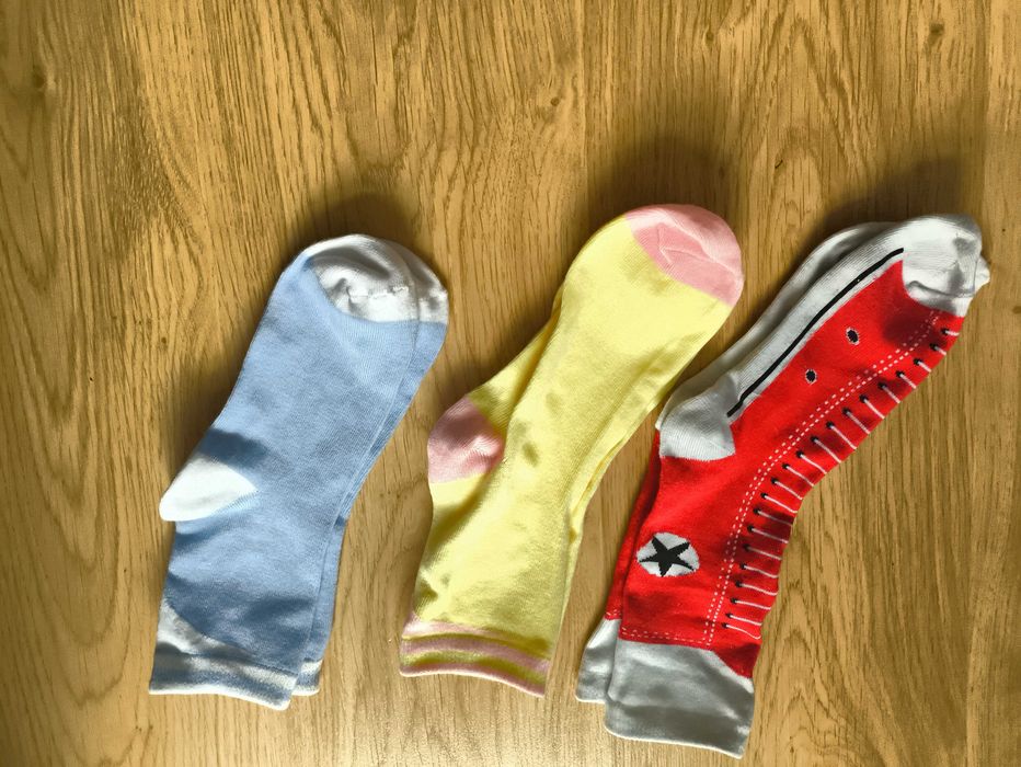 3 pary nowych skarpetek rozmiar 39