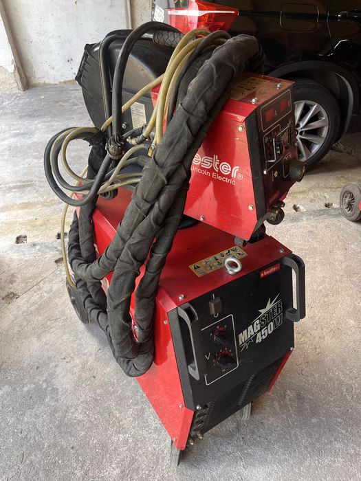 Spawarka bester 450w chłodzona cieczą wraz z podajnikiem [Lincoln Electric, Magnum, Weldman]