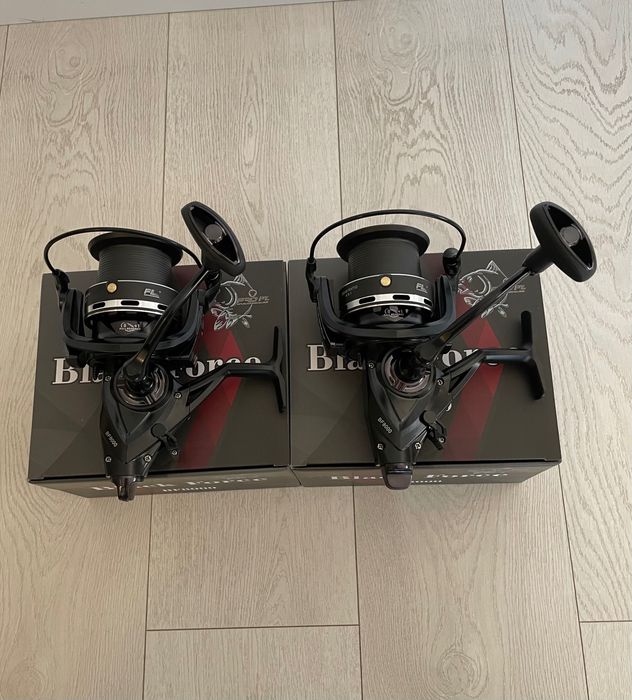 2x Kołowrotek Karpiowy z Wolnym Biegiem 8000 Duży Mocny 9 Łożysk