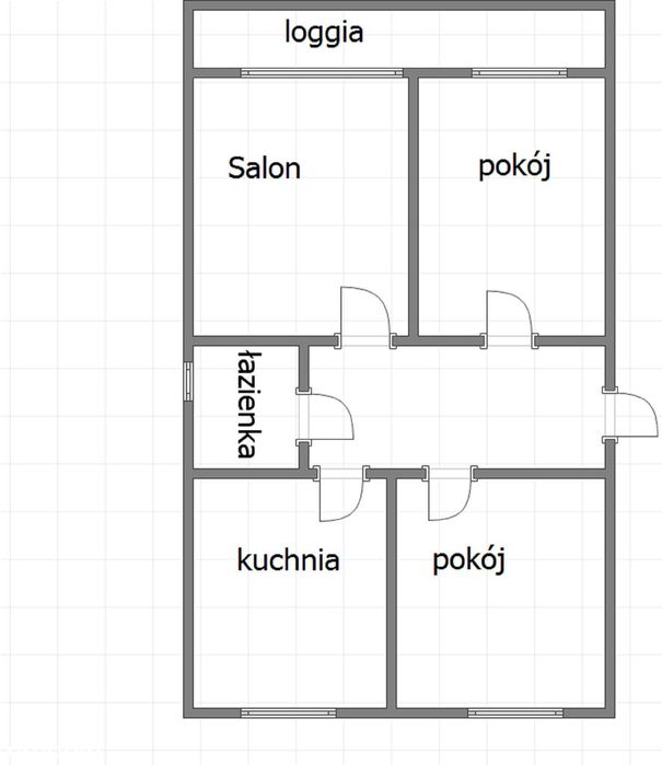 1 piętro. DUŻA LOGGIA. Słoneczne, kameralne miejsce. Rej. Sportowej.