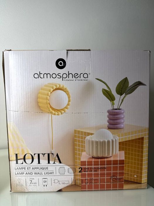 Lampa ceramiczna nowoczesna 20x23