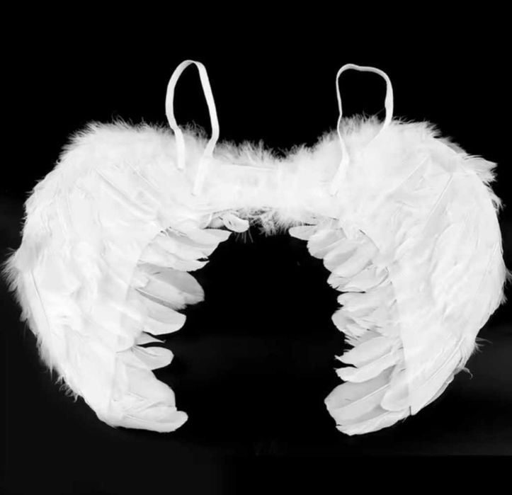 Skrzydła anioła jasełka Przebranie strój aniołka dla dziewczynki