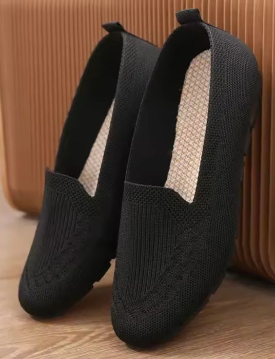 Czarne letnie buty damskie