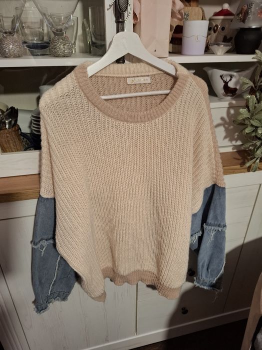 Nowy sweter owersize Kolor swetra Beż