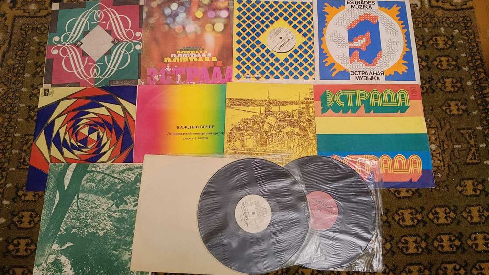 ‼️ Виниловые пластинки ‼️ большие вінілові платівки 96 шт