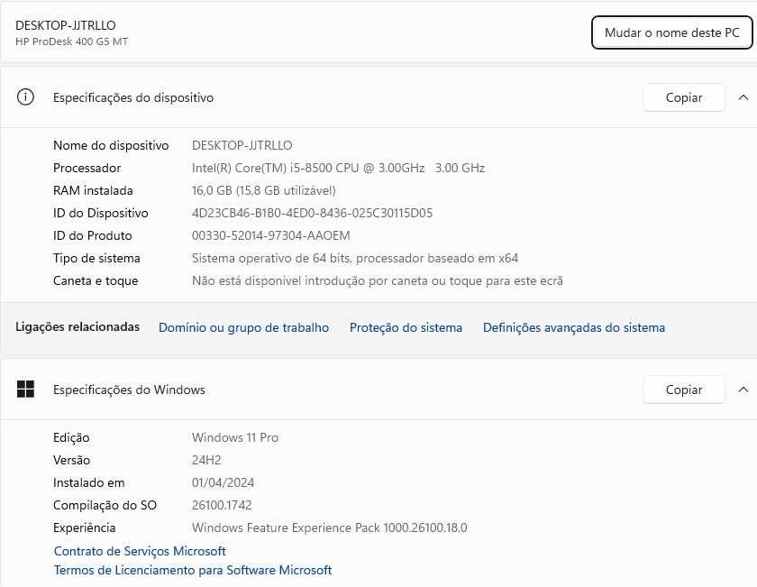 HP ProDesk 400 G5 MT—i5-8500, 16 GB RAM, 500 GB NVMe, Windows 11 Pro, Office 202164738566926467122