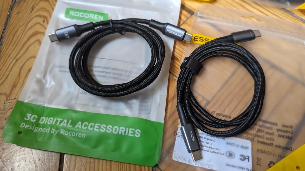 [Novo] Cabo USB C Fast Charge / Carga Rápida 60W/100W/240W - 1M, 2M, 3