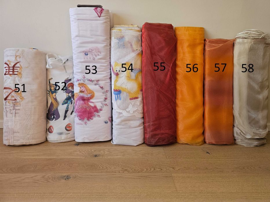 Firany zasłony tkaniny wyprzedaż