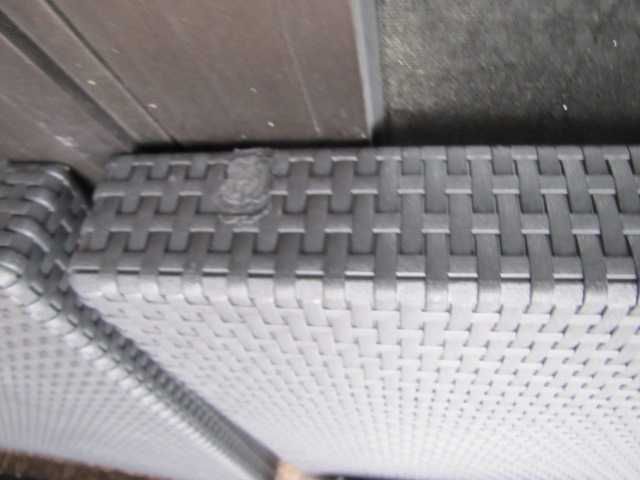 Leżak ogrodowy do opalania Allibert by Keter rattan z poduszką