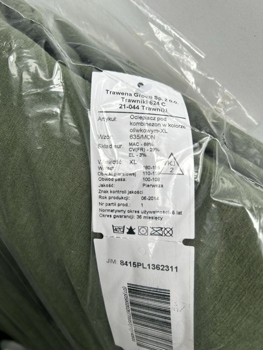 Ocieplacz pod kombinezon XXL