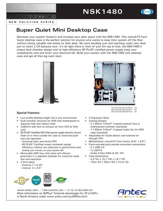 Komputer HTPC, 4GB RAM
