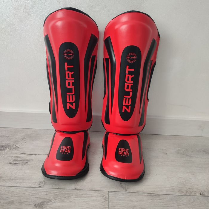 Захист гомілки та стопи для єдиноборств захист для ніг Zelart Fight