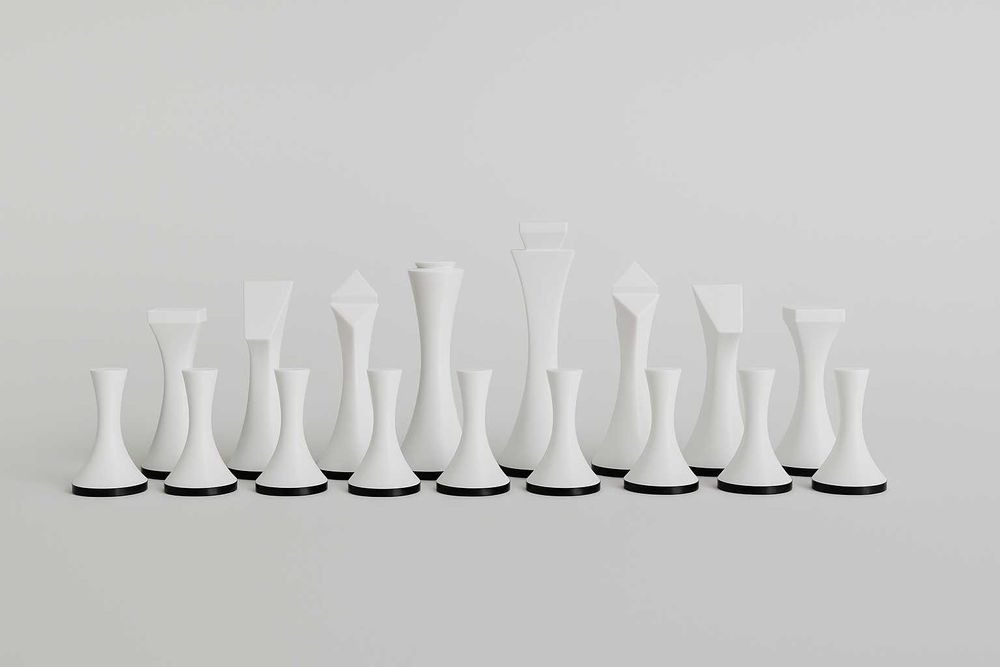 Ексклюзивний набір фігур для шахів “Мінімалізм”. Шахматные фигуры