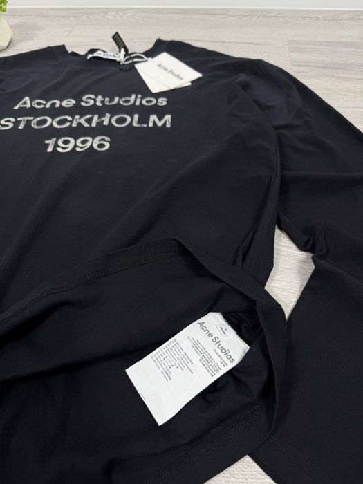 Лонгслів Acne Studios Stockholm 1996 Oversize | Чоловічий | Бавовна | Новий | Лонгслів Акне Студіос