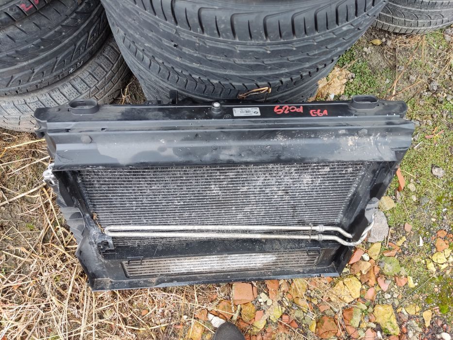 Komplet chłodnic BMW E60 E61 520d n47 manual