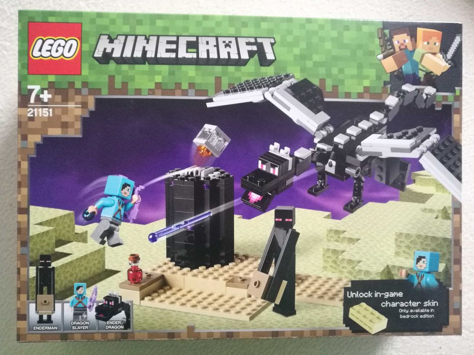 LEGO 21151 Minecraft Walka w Kresie klocki na prezent unikat kolekcja