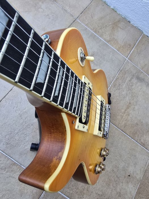 Guitarra Harley Benton Les Paul Canhoto / Esquerdino