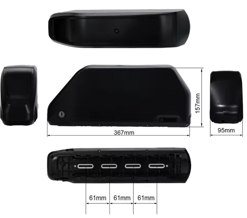 Bateria bidonowa Ebike 52v 30ah (pojemność taka jak u 48v 32.5ah)
