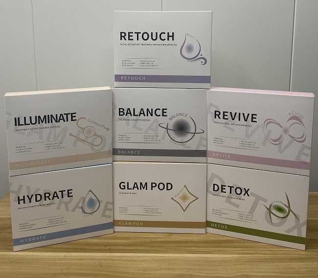 Kapsułki, żele, serum do zabiegów typu geneo