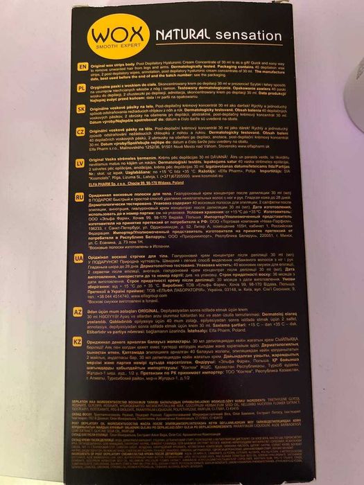 plastry z woskiem + antyperspirant Adidas