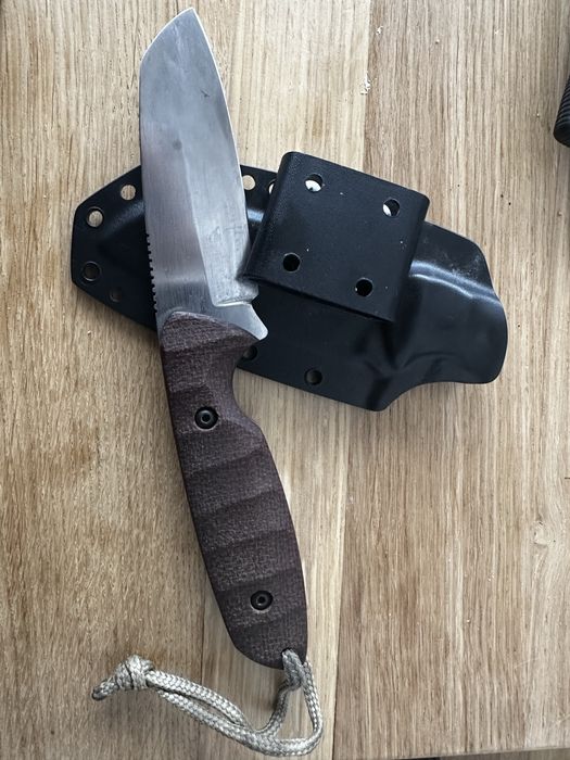 Nóż LKW kabura kydex, rekojesc micatra.