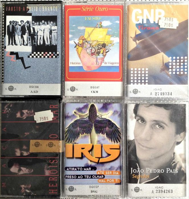 36 Cassetes - Musica Portuguesa - Raras - Muito Bom Estado