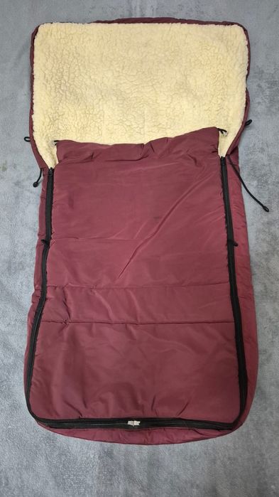 Зимовий конверт на овчині в коляску і на сани.