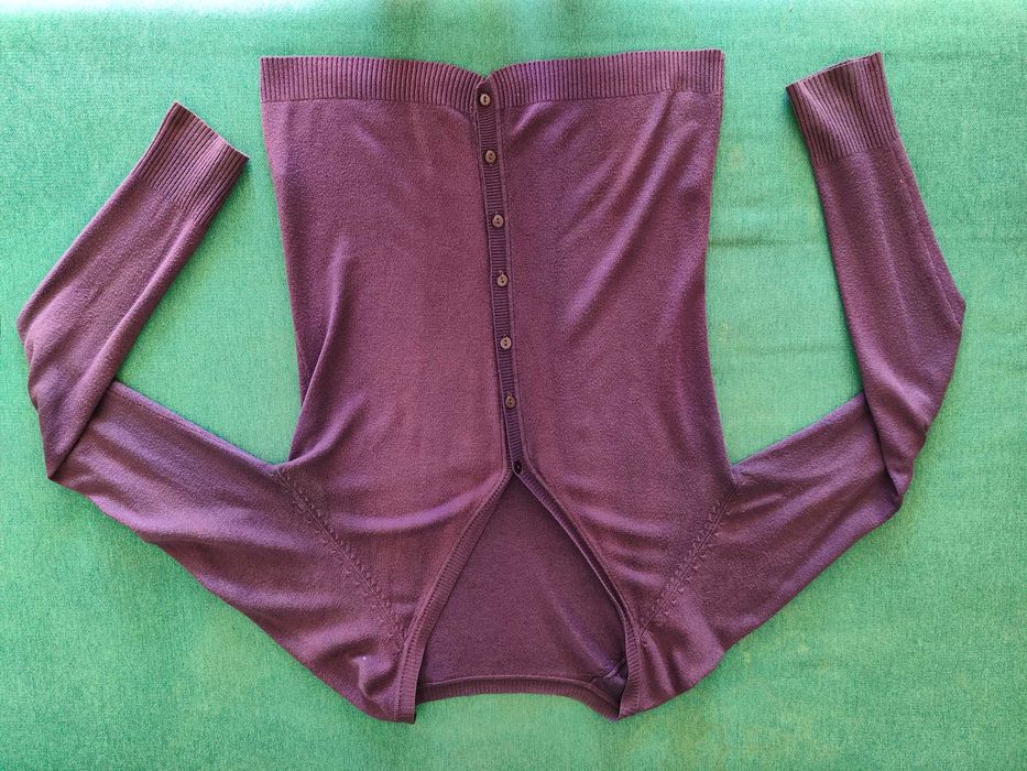 Fioletowy sweter S