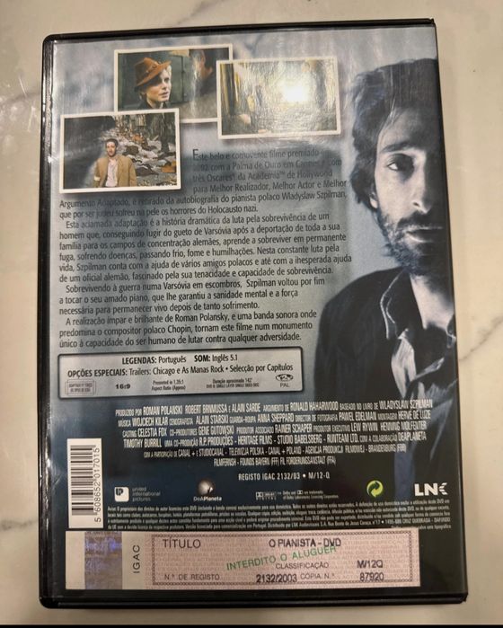 DVD o pianista     .