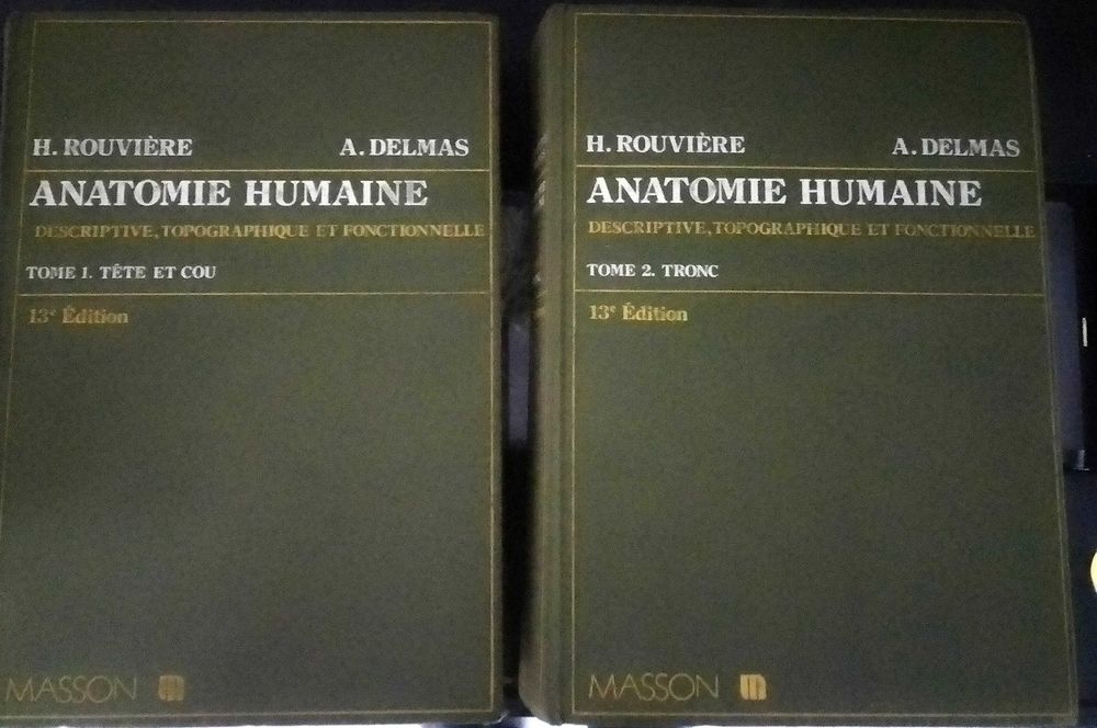 Livros de Anatomia Humana Descritiva - 2 Vols.