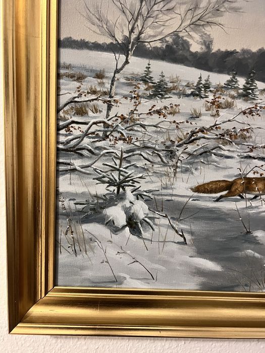 Zimowy obraz A.Thuesen z 1987