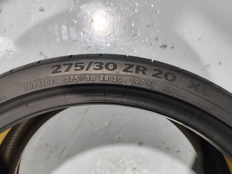 2 pneus semi novos 275-30ZR20 Continental - Entrega grátis