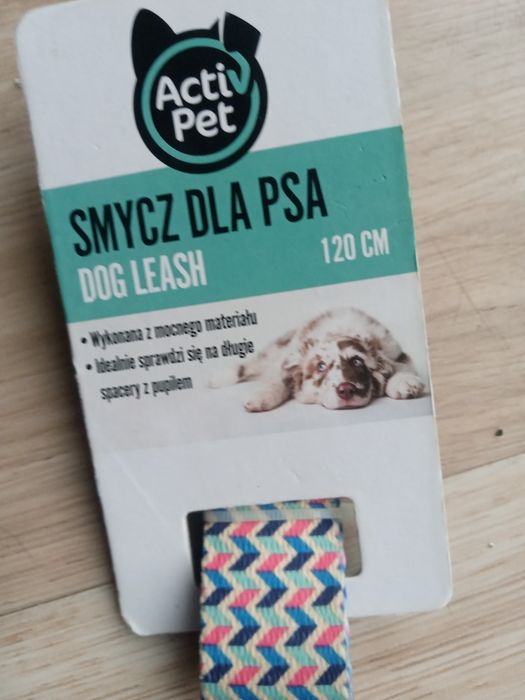 Smycz 120cm i szelki ActivPet