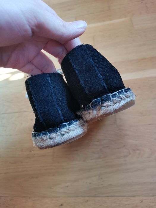 Wygodne espadryle czarne 40