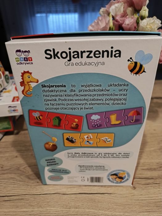 Zestaw gier edukacyjnych Trefl plus gratis CzuCzu  litery
